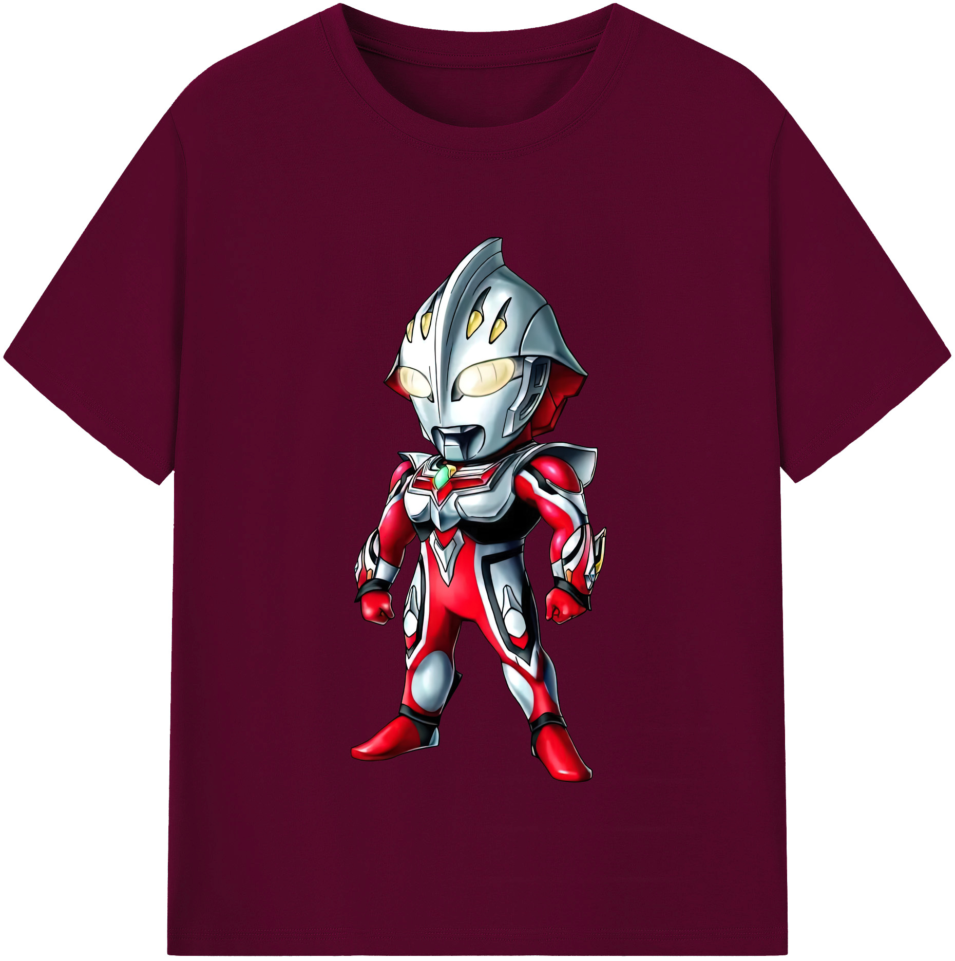 （画像用） ウルトラマン Ultraman レディースカジュアルプリントTシャツ（綿100％）